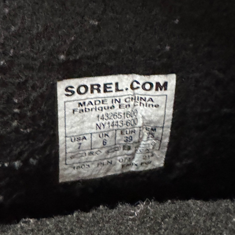 Sorel Black Winter Boots